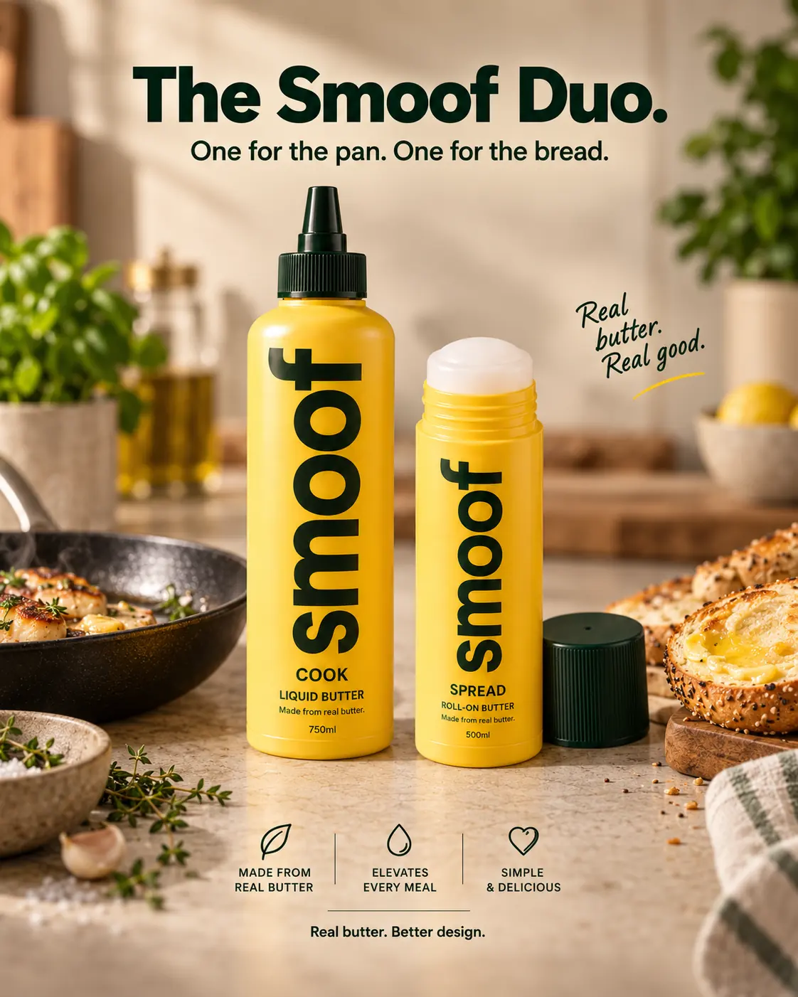 The Smoof Duo — Cook and Spread bottles together
